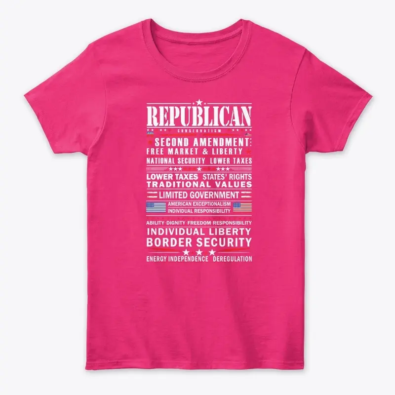 Proud Republican Apparel - Front