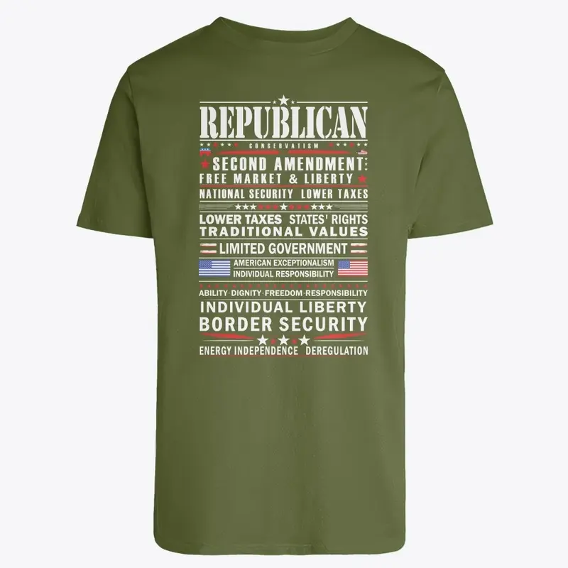 Proud Republican Apparel - Front