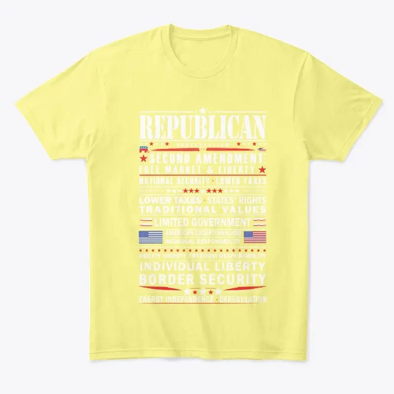 Proud Republican Apparel - Front